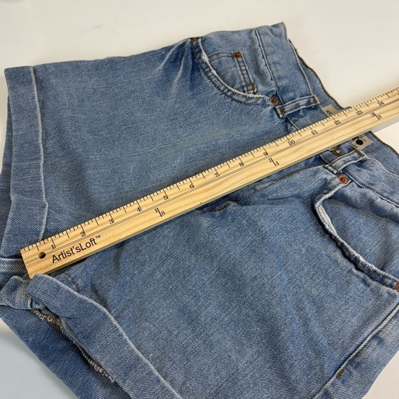 TopShop High Waist Mom Jean Shorts Size 26 - Picture 5 of 7